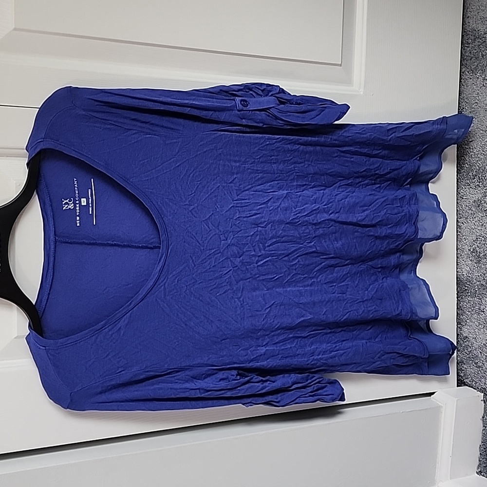 Purple 3/4 sleeve shirt